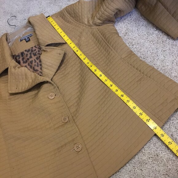 Vintage Honey Dijon Quilted Coat Made in Canada - Picture 15 of 16